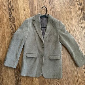 Corduroy tan suit coat